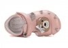 Sandałki skórzane D.D.STEP G075-51284D Baby Pink na rzepy